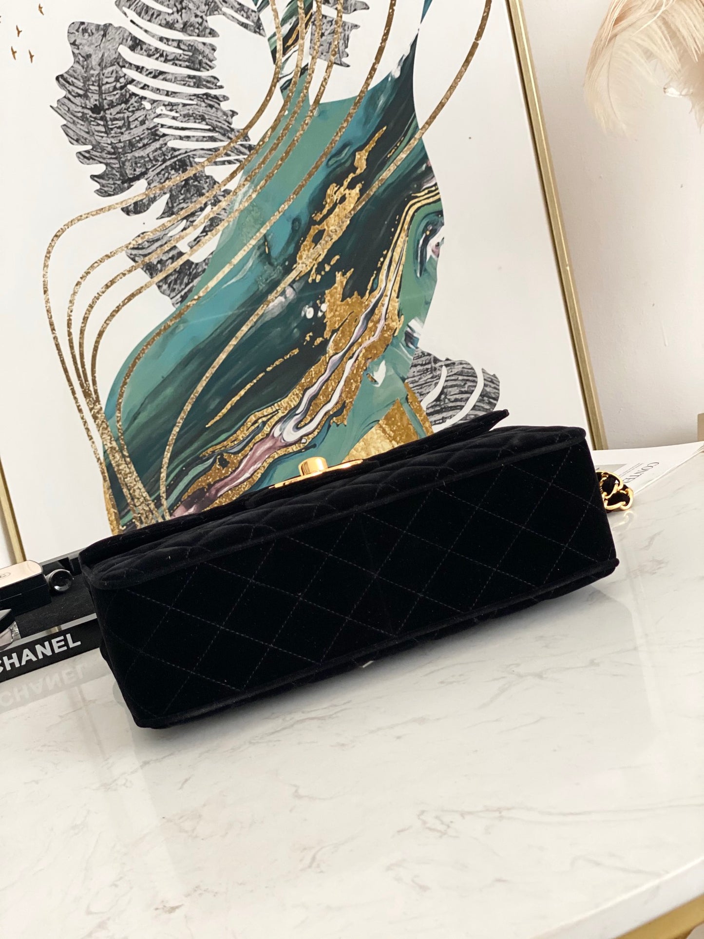 Chanel 香奈兒絕版大金扣包