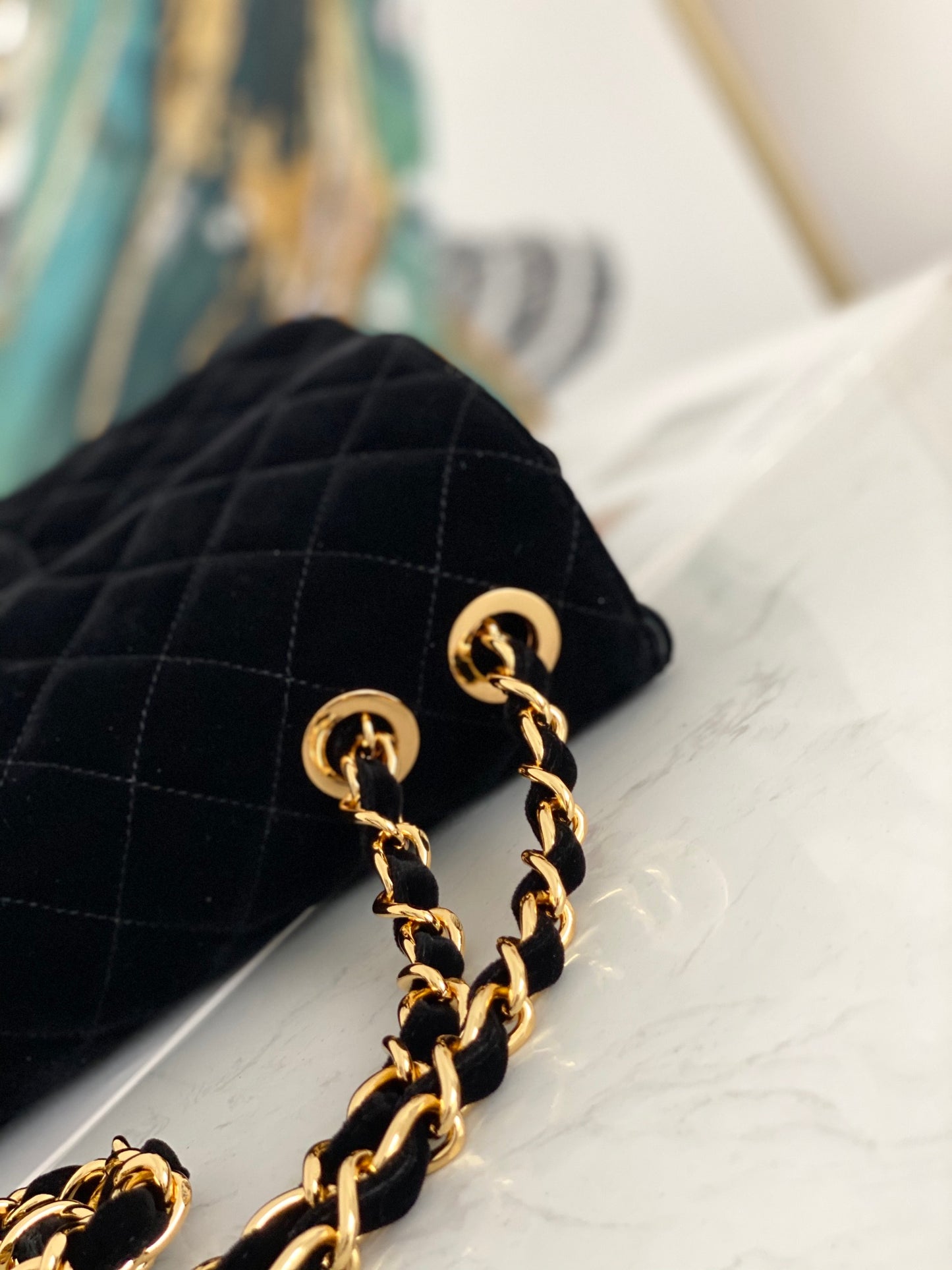 Chanel 香奈兒絕版大金扣包
