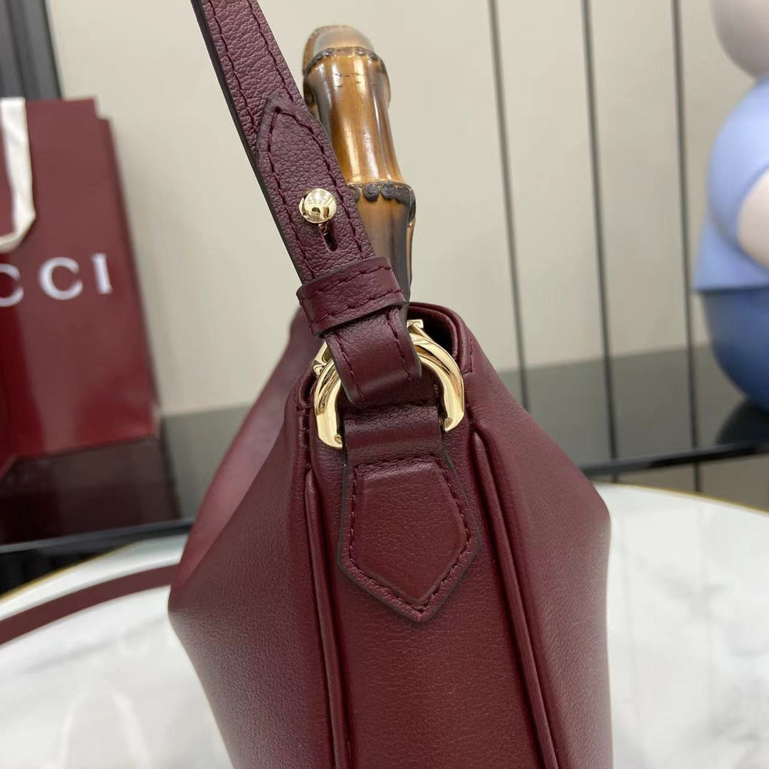 古馳Gucci Diana單背包 經典竹節提手雙G標識時尚百搭女士包包