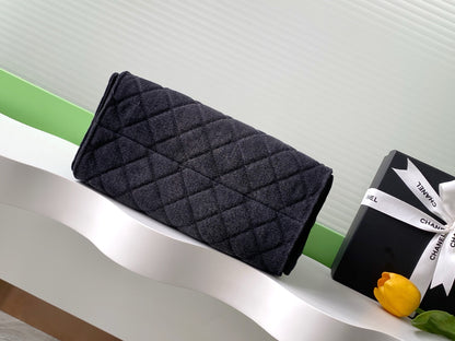 Chanel 香奈兒25p牛仔布嘻哈包