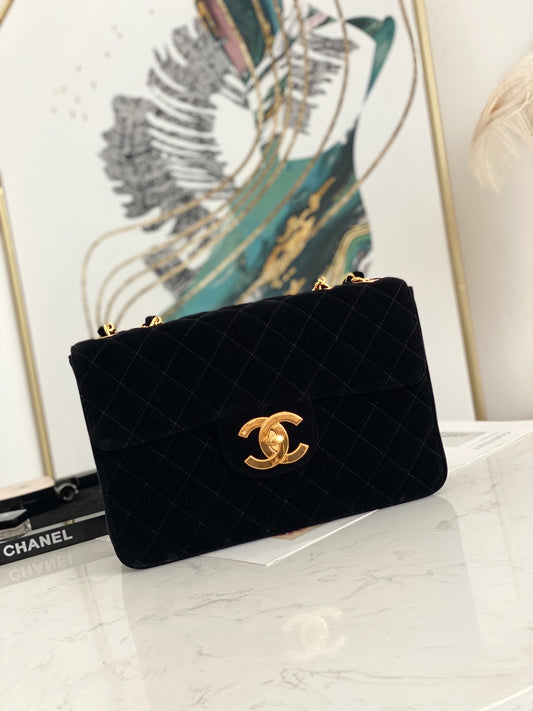 Chanel 香奈兒絕版大金扣包